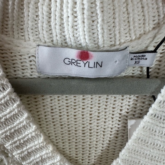 Granny square GREYLIN hand crochet vest NWT size XS - Picture 5 of 7